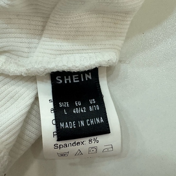 White Lace-Up Corset Top - Picture 2 of 2